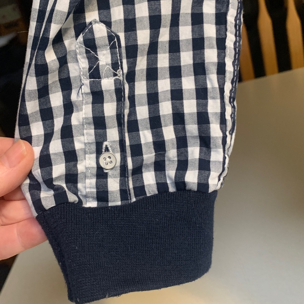 Upcycled  Women’s Navy Proud Dog Mom Top - Picture 3 of 4